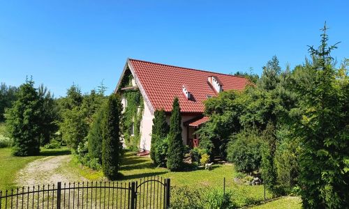 Dom z ogrodem na Mazurach