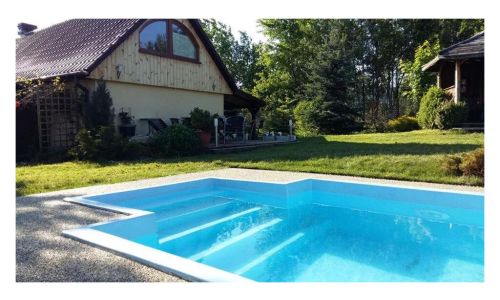 Dom Grabowa z sauną i podgrzewanym basenem