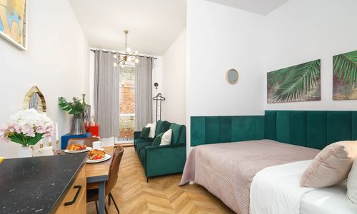 Golden Apartments in Warsaw - Cozy and Stylish Studio - Ząbkowska B