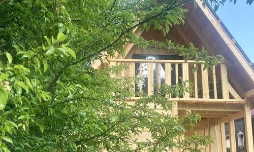 Domki nad Krutynią-prywatne zejście do rzeki Krutyński Piecek