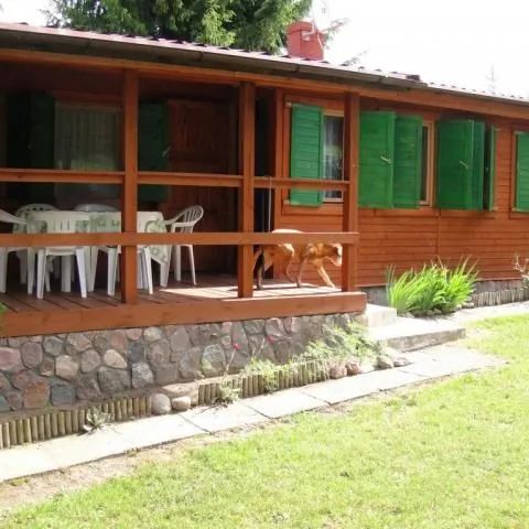 Domek Mazury nad jeziorem KALWA Miłuki