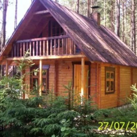 Domek nad jeziorem Kalwa Krzywonoga