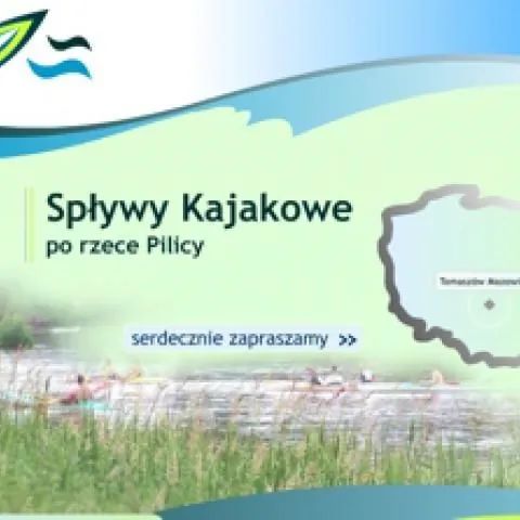 Splywy kajkowe po Pilicy Tomaszów Mazowiecki