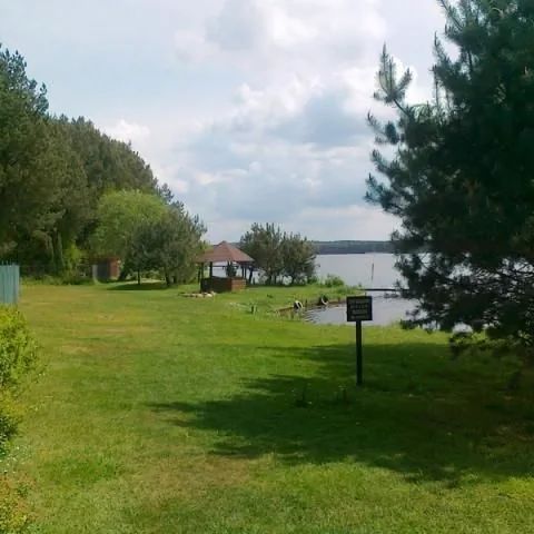 Domek całoroczny w lesie nad jeziorem/ Barkowice Mokre
