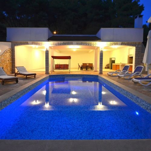 Ház Családok Részére Medencével A Tenger Mellett Brna - Vinacac, Korcula - 9266 Brna - Vinačac