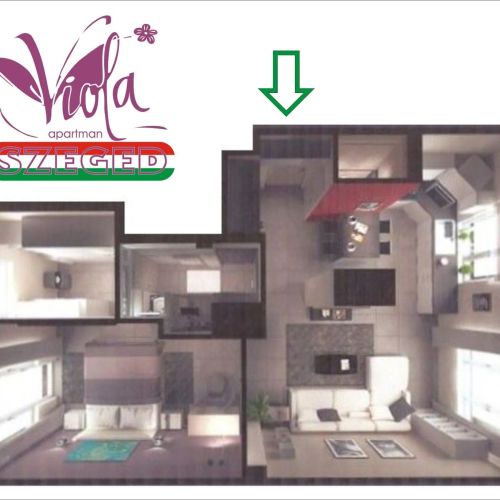 Viola Apartman – Belváros & Infraszauna Szeged – Szeghed, Ungaria