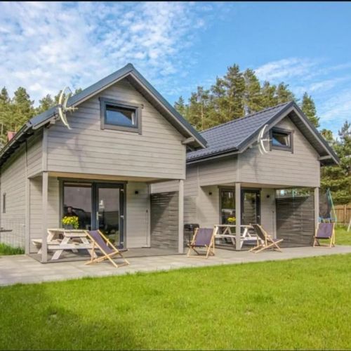 Ostoja Sosnowa Czarny Młyn komplet dwóch domkow 6 osobowych