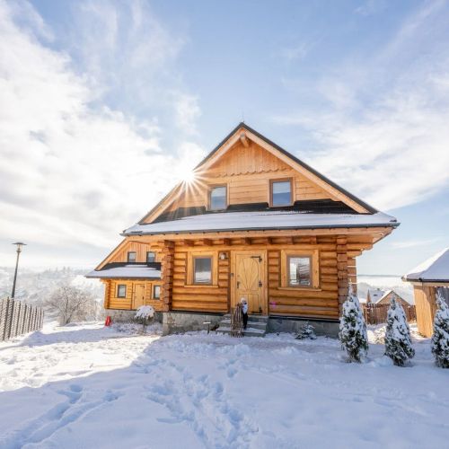 Złoty Groń log houses & apartments Istebna – Istebna, Polska