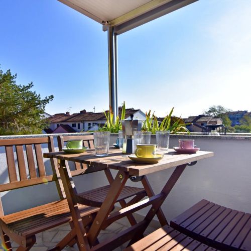 Apartments With Parking Space Umag - 20422