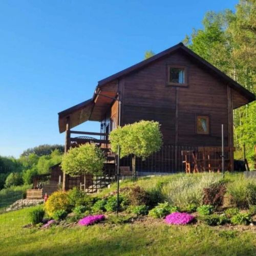 ZACISZE Domek na Kaszubach Brodnica Dolna z balią z jacuzzi – Brodnica Dolna, Polska
