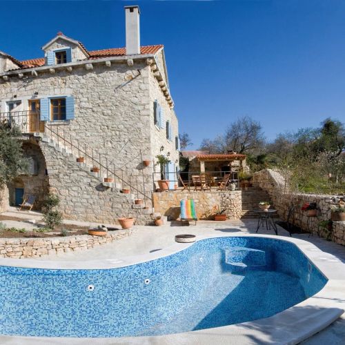Seaside Luxury Villa With A Swimming Pool Milna, Brač - 3100 Milna
