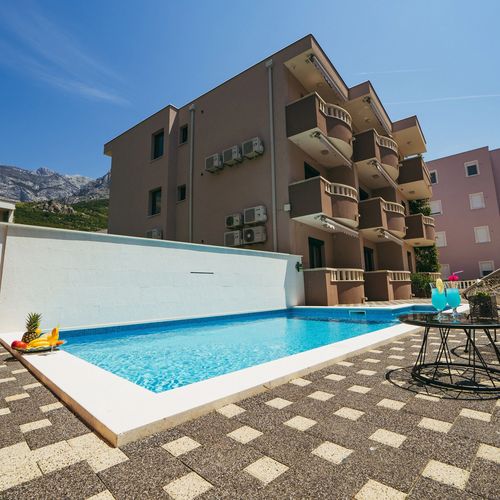 Apartmanok Családok Részére Medencével Promajna Makarska - 6849