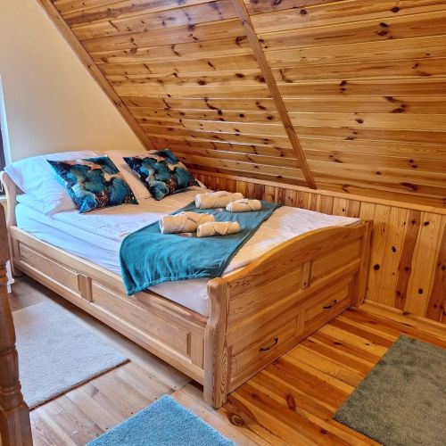 Domek pod lasem w miejscowości Rozogi- Mazury – Rozogi, Polska
