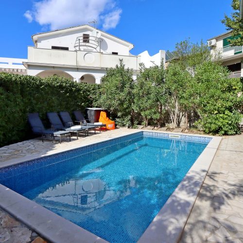 Family Friendly House With A Swimming Pool Malinska, Krk - 23499 Malinska