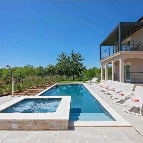 Villa Casa Denis s bazenom, saunom i whirlpoolom Kastelir – Kaštelir, Croația