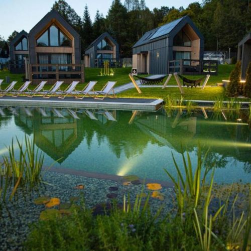 Domki Bobrowe Wzgórza Resort Bobrów