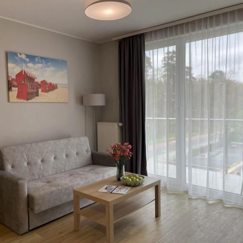 Stegna Forest-Apartament jednopokojowy z wnęką sypialnianą M24