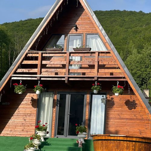 Cabana A frame Ina&Cristi Târsa – Târsa, România