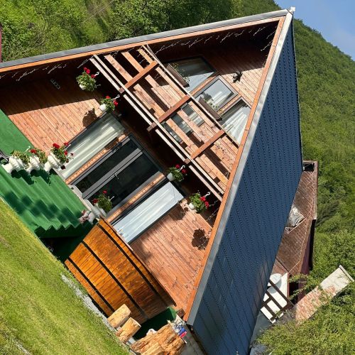 Cabana A frame Ina&Cristi Târsa – Târsa, România