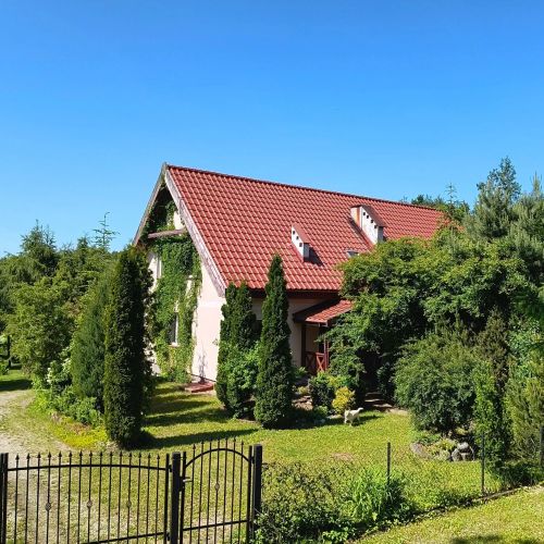Dom z ogrodem na Mazurach