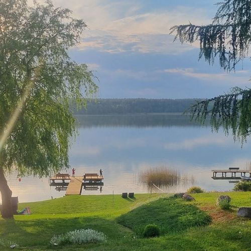 Domki nad Jeziorem z własną linią brzegową Rybical 1 Ryn