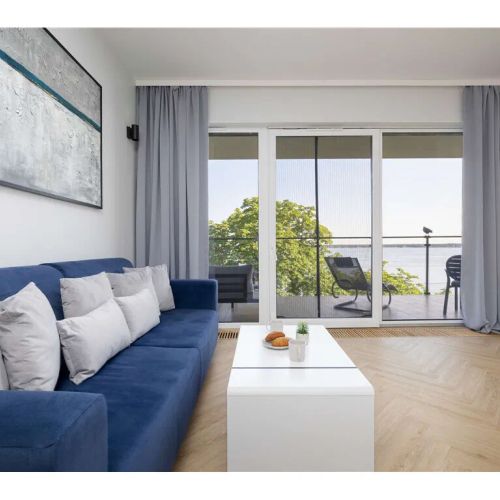 Drewnowskiego 7A Zegrze | Modern Apartment by the Lake | Parking & Sauna
