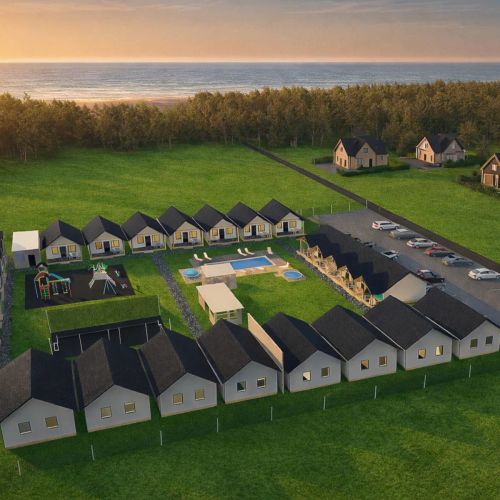 Domki Plażowa Zatoka – Basen & Jacuzzi Mielenko