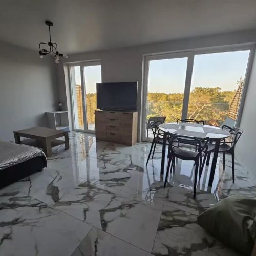 Apartament Sosnowy Las Dwupoziomowy Widok na Morze