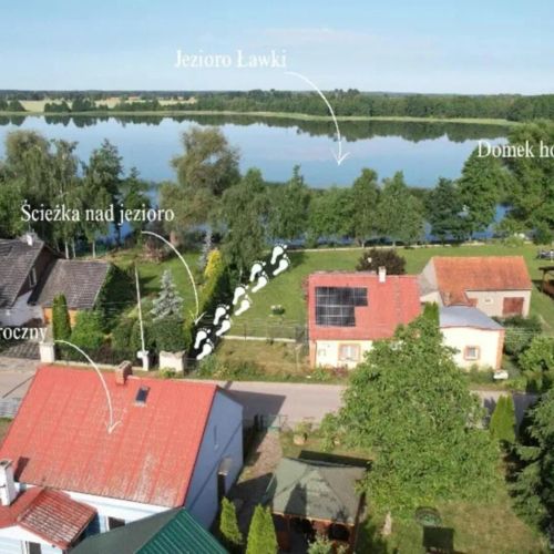 Domek całoroczny nad jeziorem u Agnieszki Ławki