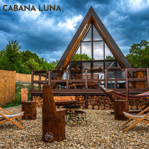 Cabana Luna & Terra A Frame by Cabanele Galaxy Cucuteni