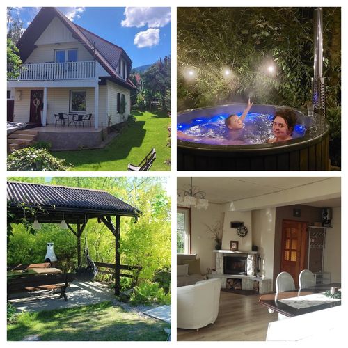 Domek na Brzegu z jacuzzi - Zawoja