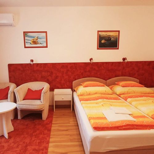 Apartament 2-osobowy na parterze z widokiem na ogród z 1 pomieszczeniem sypialnianym