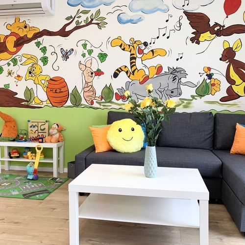 Apartament winnie the Pooh cu balcon cu 3 camere pentru 8 pers.