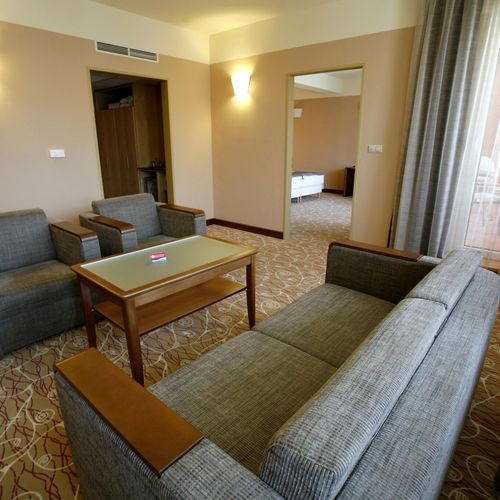 Rezydencja pokój 2-osobowy Przyjazny podróżom rodzinnym z balkonem z 1 pomieszczeniem sypialnianym (możliwa dostawka)