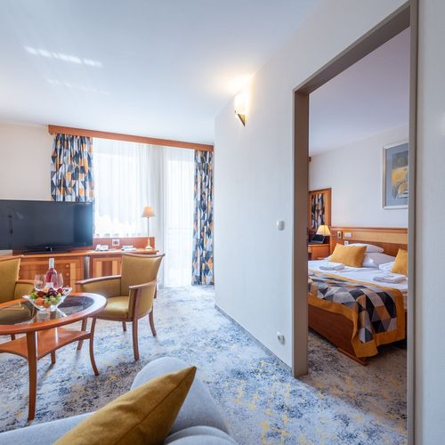 Standard Apartman s balkónem s manželskou postelí s 1 ložnicí (s možností přistýlky)