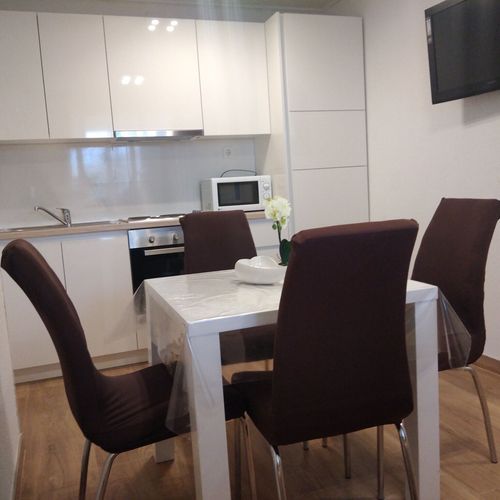 Apartman pro 3 os. s 1 ložnicí s výhledem na moře na přízemí (s možností přistýlky)