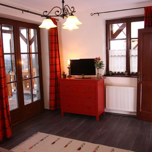 Apartament 4-osobowy Family z widokiem na rzekę z 2 pomieszczeniami sypialnianymi (możliwa dostawka)