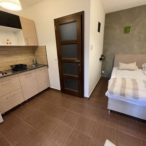 Apartament gold la parter cu 1 camera pentru 2 pers.