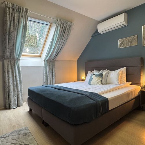 Apartament studio design cu 1 camera pentru 2 pers. (se poate solicita pat suplimentar)