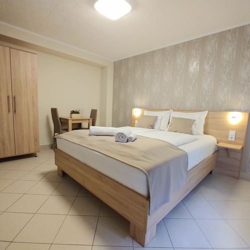 Apartament 2-osobowy z balkonem z klimatyzacją z 1 pomieszczeniem sypialnianym
