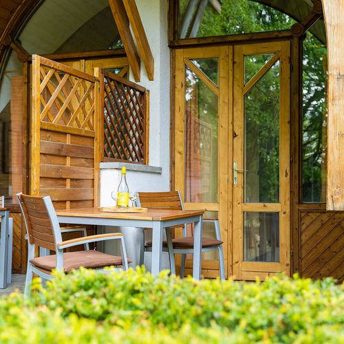 Bungalow 3-osobowy cały dom z widokiem na park