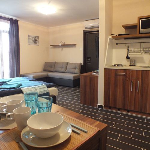 Apartament 2-osobowy Exclusive z balkonem z 1 pomieszczeniem sypialnianym