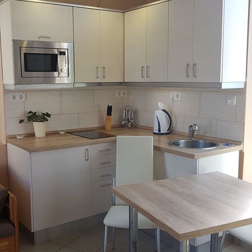 Apartament familial(ă) la parter cu 1 camera pentru 2 pers. (se poate solicita pat suplimentar)