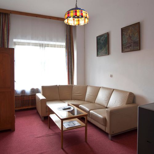 Apartament confort la parter cu 1 camera pentru 2 pers.