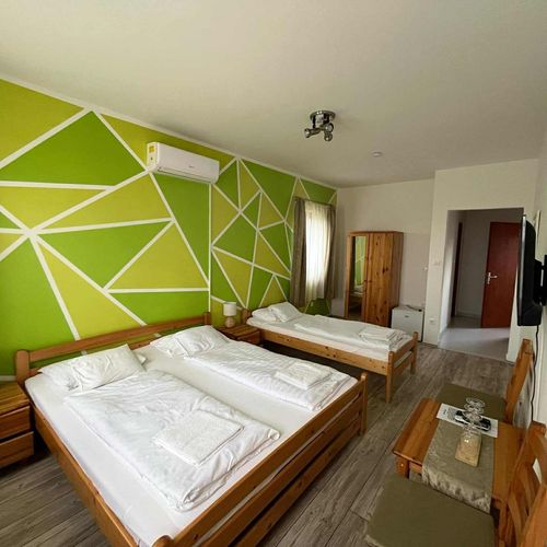 Apartament cu aer condiționat cu panoramă cu 1 camera pentru 3 pers.