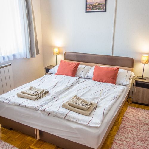 Apartament 4-osobowy Przyjazny podróżom rodzinnym z widokiem na miasto z 2 pomieszczeniami sypialnianymi (możliwa dostawka)