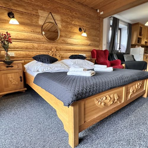 Apartament 4-osobowy z widokiem na góry z panoramą z 1 pomieszczeniem sypialnianym