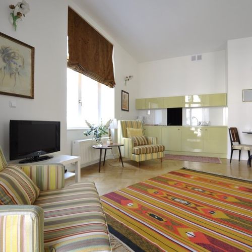 Apartament 2-osobowy na piętrze z widokiem na miasto z 1 pomieszczeniem sypialnianym