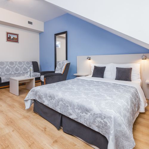 Apartament studio cu 2 camere pentru 5 pers.