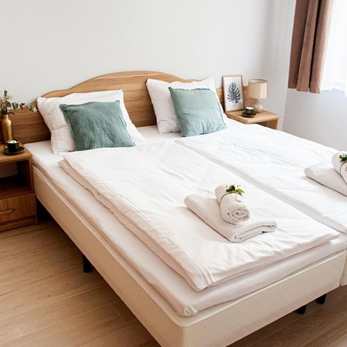Apartament 5-osobowy na parterze z 2 pomieszczeniami sypialnianymi